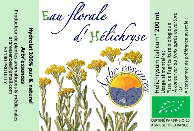 Eau florale d'hélichryse