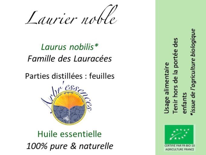 Huile essentielle de laurier noble