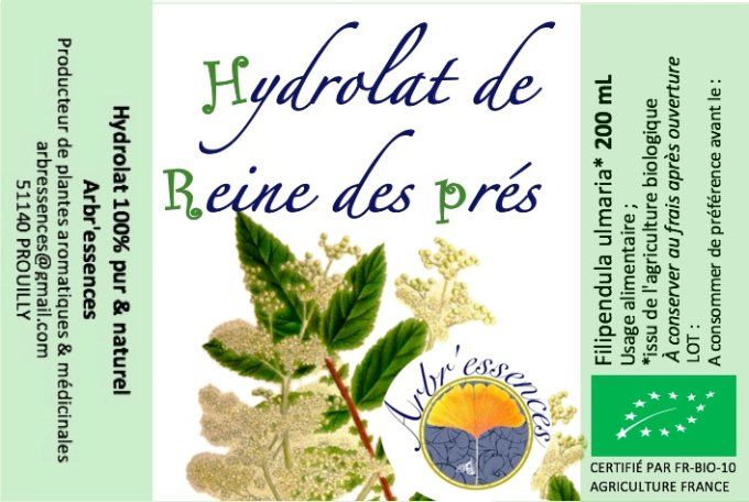 Hydrolat de reine des prés