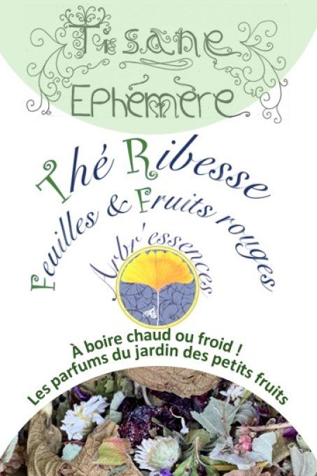 Tisane éphémère - "Thé Ribesse" menthes et verveine
